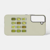 ピクルラバーヴィンテージ缶詰ピクルジャールクリスマスクリスマス SAMSUNG GALAXYケース (裏面横)