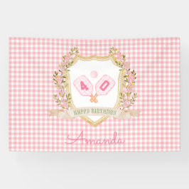 ピクル名門私立校風のボール |カスタム誕生日年 横断幕