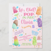 ピクル誕生日パーティーの招待状を冷やそう。 招待状 (正面)