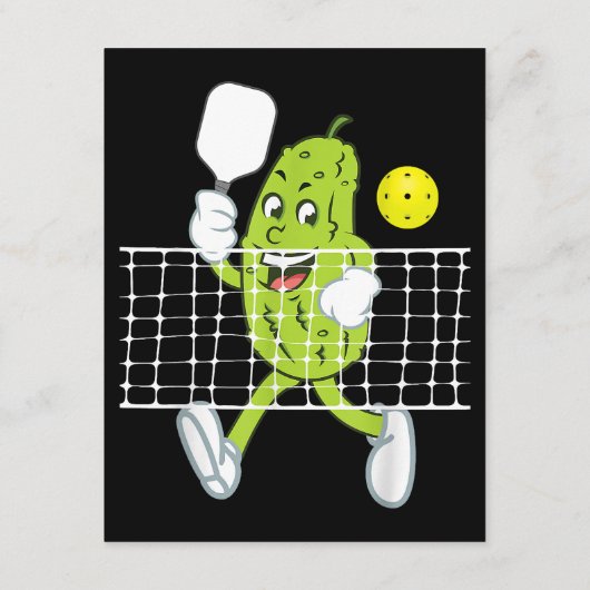 ピクル遊ズのピクルボールおもしろい- Pickleball Paddl エンクロージャーカード (裏面)