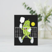 ピクル遊ズのピクルボールおもしろい- Pickleball Paddl エンクロージャーカード (スタンド正面)