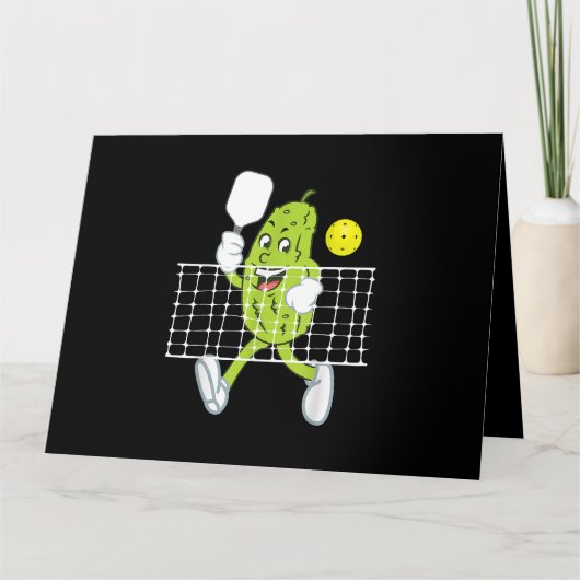ピクル遊ズのピクルボールおもしろい- Pickleball Paddl カード (正面)
