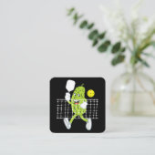 ピクル遊ズのピクルボールおもしろい- Pickleball Paddl スクエア名刺 (スタンド正面)