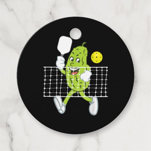 ピクル遊ズのピクルボールおもしろい- Pickleball Paddl フェイバータグ (正面)