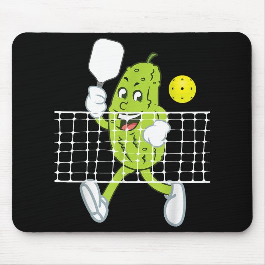 ピクル遊ズのピクルボールおもしろい- Pickleball Paddl マウスパッド (正面)