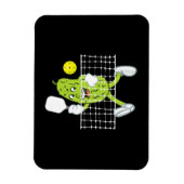 ピクル遊ズのピクルボールおもしろい- Pickleball Paddl マグネット (縦)