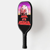 ピクレバラーハロウィンホラーゾンビの夜明け ピックルボールラケット (左)