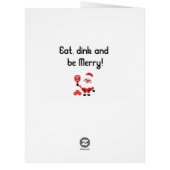 ピクレボールサンタクリスマスカード (裏面)