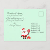 ピクレボール🎅サンタ葉書 ポストカード (裏面)