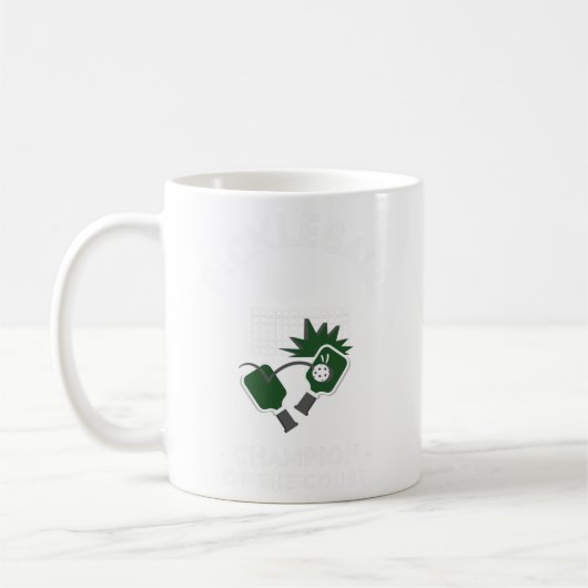 ピクレボールチャンピオンのコート! コーヒーマグカップ (左)
