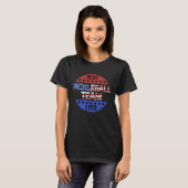 ピクレボールチームの選手の独立記念日愛国的 Tシャツ (正面フル)