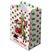 ピクレボールパートナースサンタトインデアオーナメント ミディアムペーパーバッグ (正面アングル)