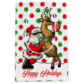 ピクレボールパートナースサンタトインデアオーナメント ミディアムペーパーバッグ (正面)