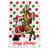 ピクレボールパートナースサンタトインデアオーナメント ミディアムペーパーバッグ (裏面)