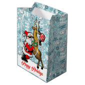 ピクレボールパートナースサンタトナディアスノーフレーク ミディアムペーパーバッグ (裏面アングル)