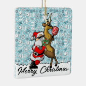 ピクレボールパートナースサンタ&トナカイIt セラミックオーナメント (右)