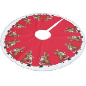 ピクレボールパートナースサンタ&トナカイIt ブラッシュドポリエステルツリースカート (アングル)