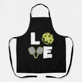 ピクレボールラブコーチプレーヤープロチームトレーナー エプロン (正面)