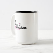 ピクレ実在ボールの主婦 ツートーンマグカップ (正面左)