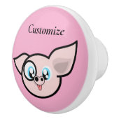 ピグおっちょこちょいの微笑みサンダー_コーブ セラミックノブ (右)