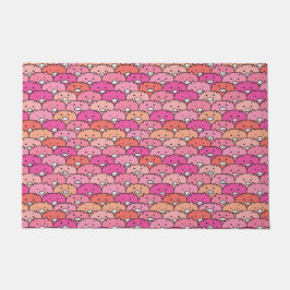 ピグおもしろいパターン ドアマット