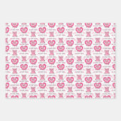 ピグおもしろいラブプン ラッピングペーパーシート (正面2)