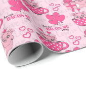 ピグおもしろいラブプン ラッピングペーパー (ロールコーナー)