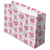 ピグおもしろいラブプン ラージペーパーバッグ (正面アングル)