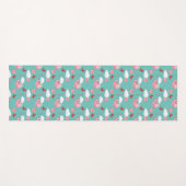 ピグおもしろい飛んでいるパターン ヨガマット (正面(横))