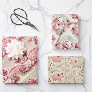 ピグお洒落バレンタインデー ラッピングペーパーシート