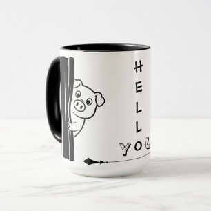 ピグのいないかい? おもしろいマグカップ マグカップ