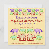 ピグアウトアットザプレイス – BBQパーティー 招待状 (裏面)