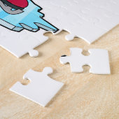 ピグアットアイススケートで滑るとアイススケート&ハット ジグソーパズル (側面)