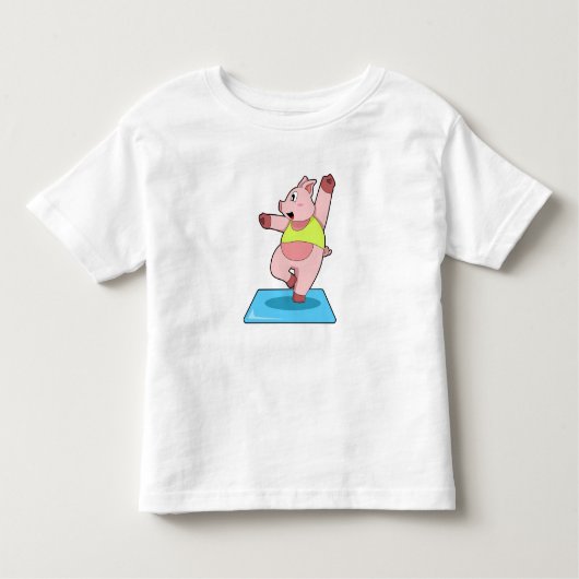 ピグアットヨガフィットネス トドラーTシャツ (正面)