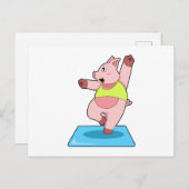 ピグアットヨガフィットネス ポストカード (正面/裏面)