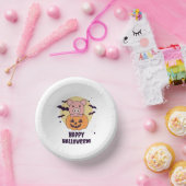 ピグインパンプキンスイートピッグハッピーハローウィン ペーパーボウル (パーティー)