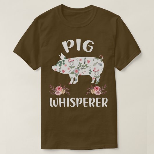 ピグウィスペラースインホッグ専門家農家獣医 Tシャツ (デザイン正面)