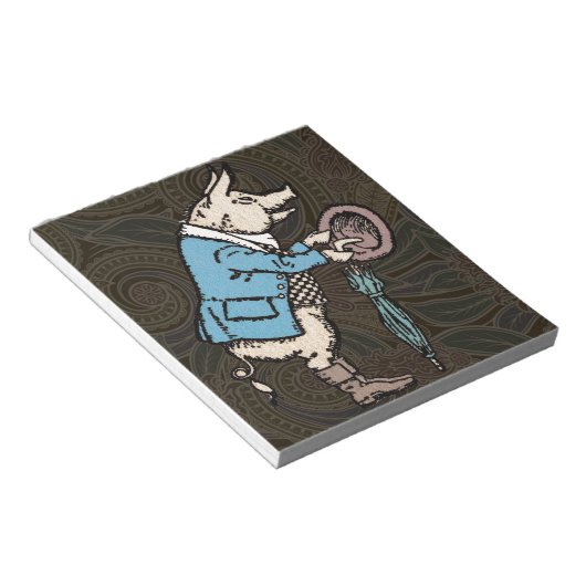 ピグウェアジャケットフォーマルアンティーク ノートパッド (アングル)