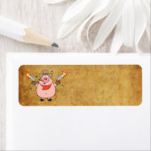 ピグカウボーイ住所 シール (インサイチュ)