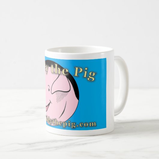 ピグコーヒーマグのフレディ コーヒーマグカップ (正面右)