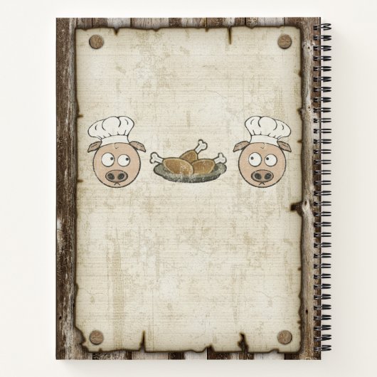 ピグシェフファミリーレシピ ノートブック (裏面)