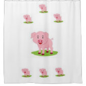 ピグシャワーカーテン シャワーカーテン (正面)