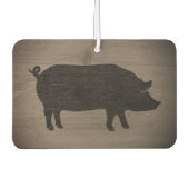 ピグシルエット素朴スタイル カーエアーフレッシュナー (正面)