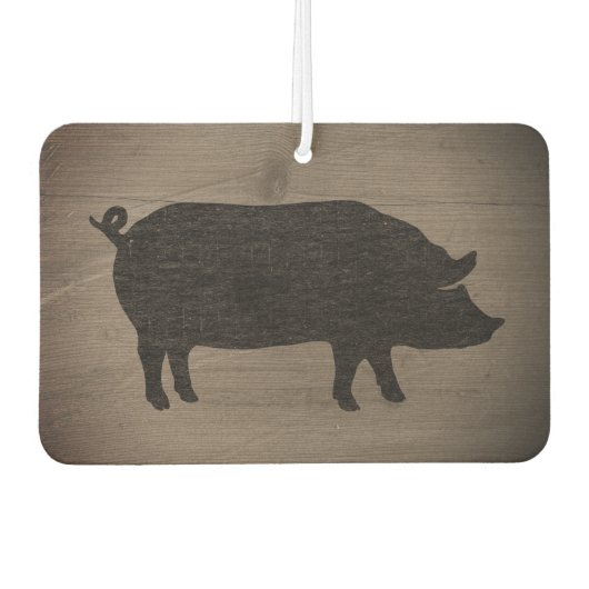 ピグシルエット素朴スタイル カーエアーフレッシュナー (正面)