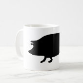 ピグシルエット コーヒーマグカップ (正面左)