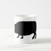 ピグシルエット コーヒーマグカップ (中央)