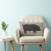 ピグシルエット ランバークッション (椅子)