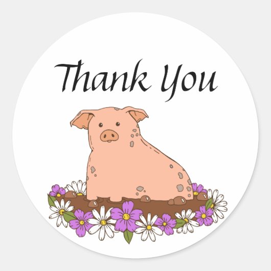 ピグシールまたはラベル ラウンドシール (正面)