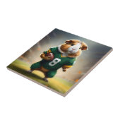 ピグスキンの神秘：モルモットQuarterback タイル (側面)