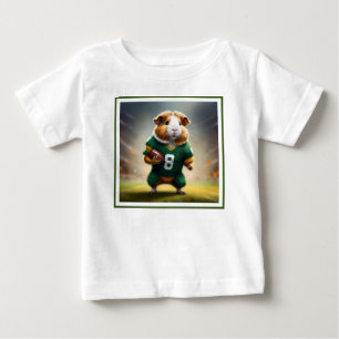 ピグスキンの神秘:モルモットQuarterback ベビーTシャツ